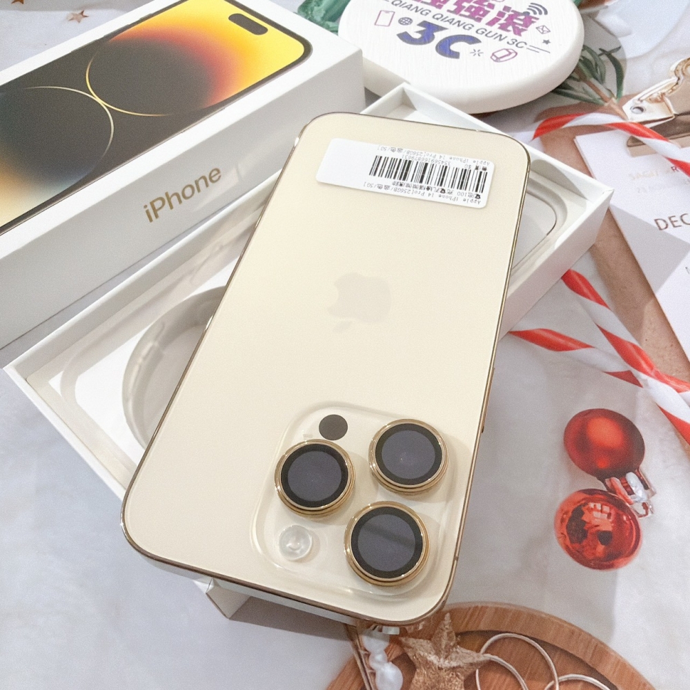 善化-二手 iPhone14 Pro 256G 金色#79631(店保365天)