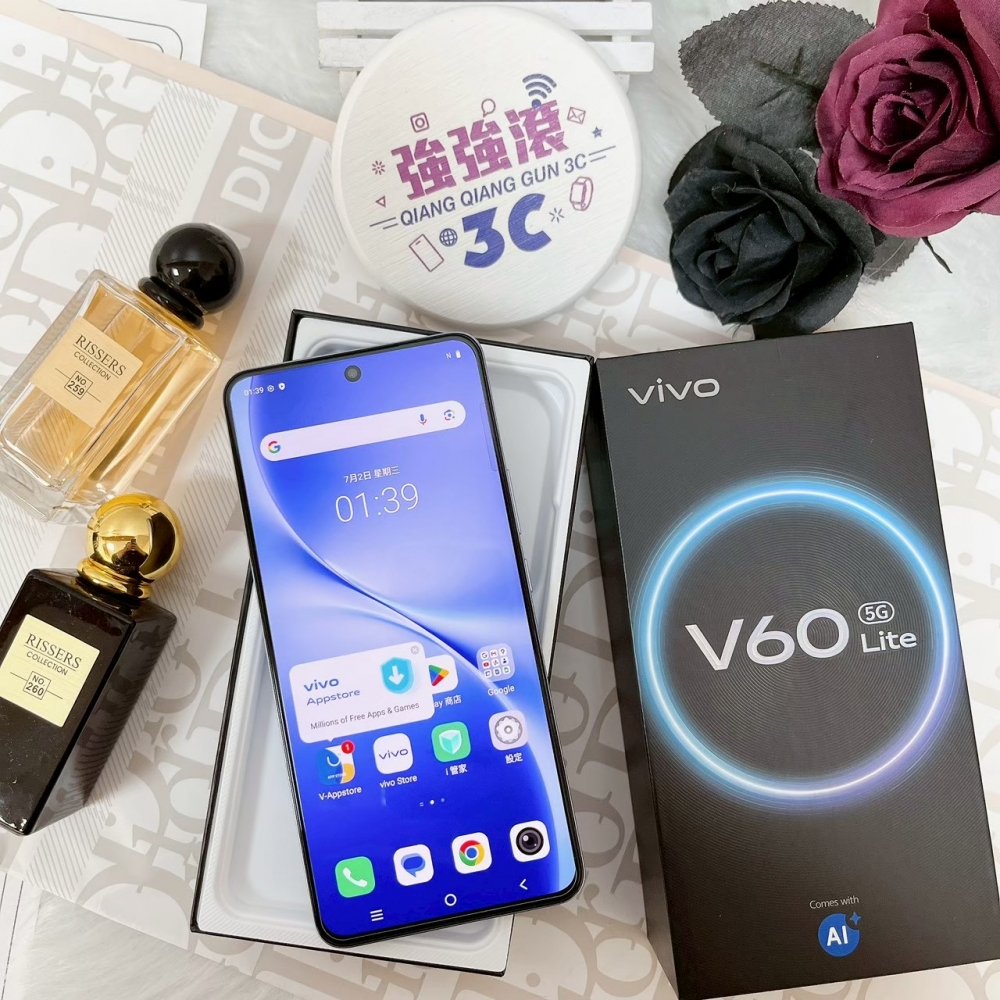  佳里-二手VIVO V60LITE 12/256G 藍色 #87155（原廠保固）