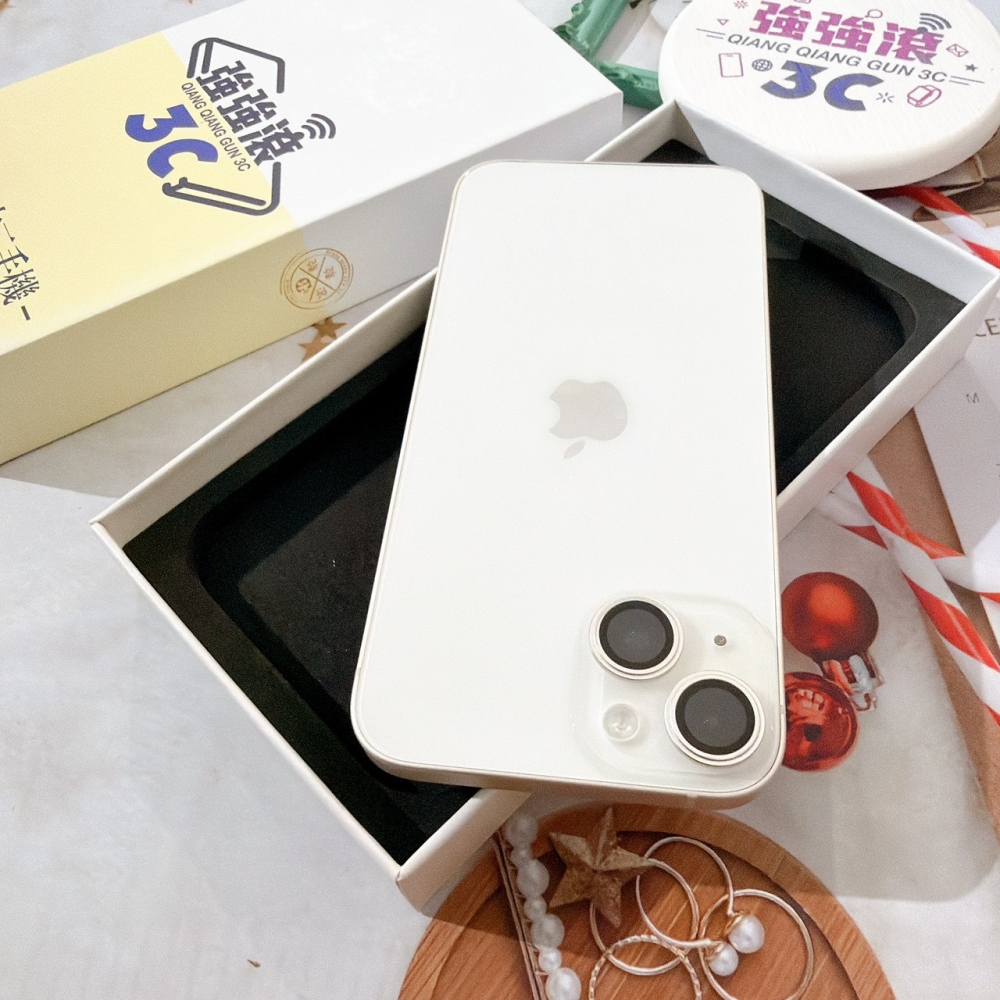 善化-二手 iPhone14 128G 白色 #49550(店家保固365天)