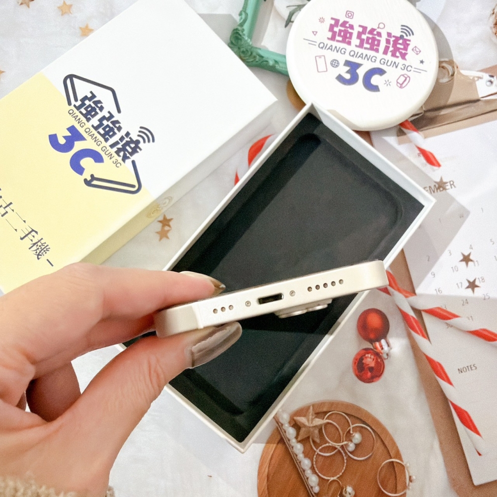 善化-二手 iPhone14 128G 白色 #49550(店家保固365天)