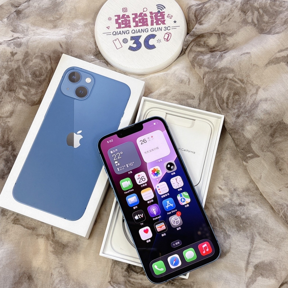 二手-iPhone13 256G 藍色*06624（店家保固365天）