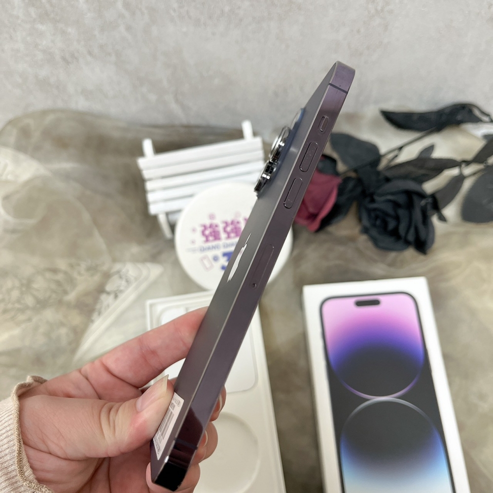  佳里-二手 iPhone14 Pro Max 128G 紫色 #61938（店家保固365天）