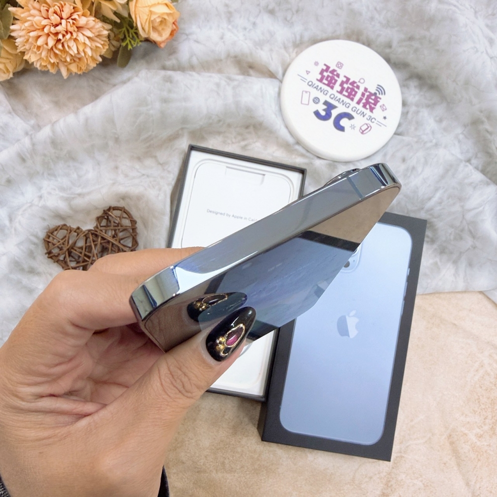 歸仁-二手iPhone 13pro max 256G 藍色#57245(店保365天)