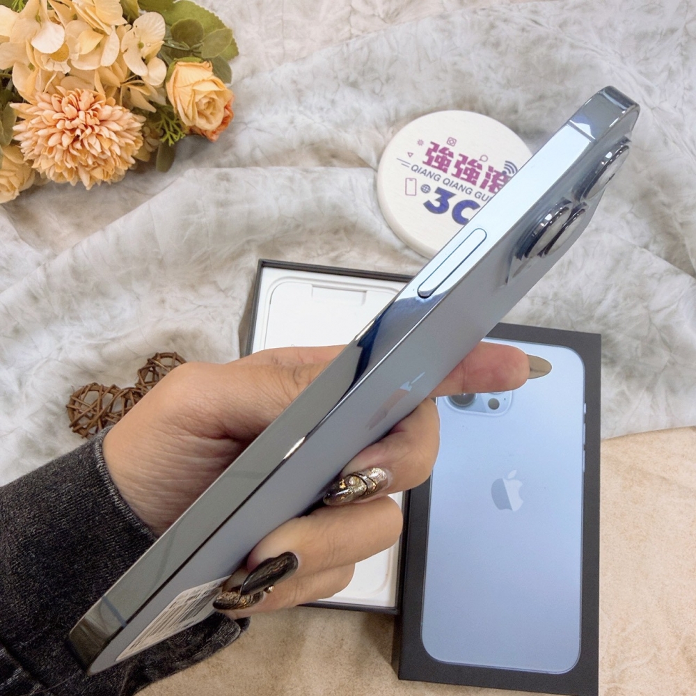 歸仁-二手iPhone 13pro max 256G 藍色#57245(店保365天)