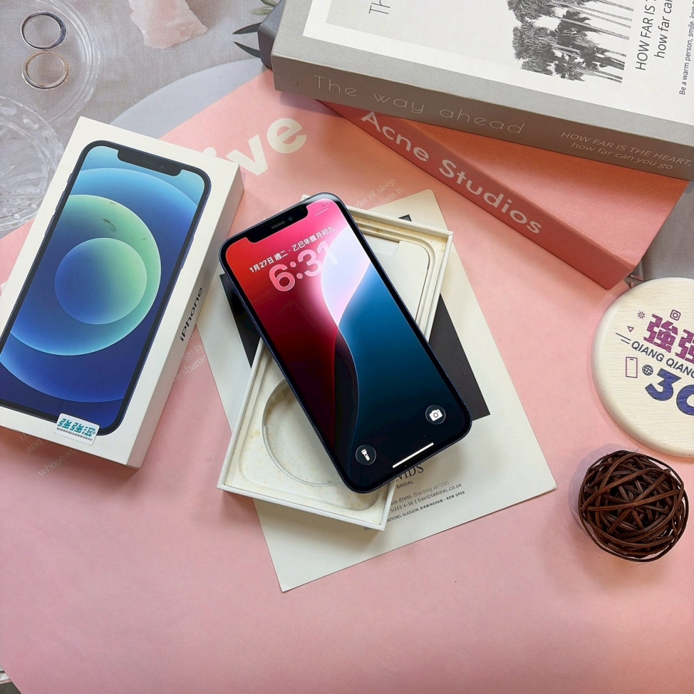 二手 iPhone12 128G 藍色*16935(店保90天)