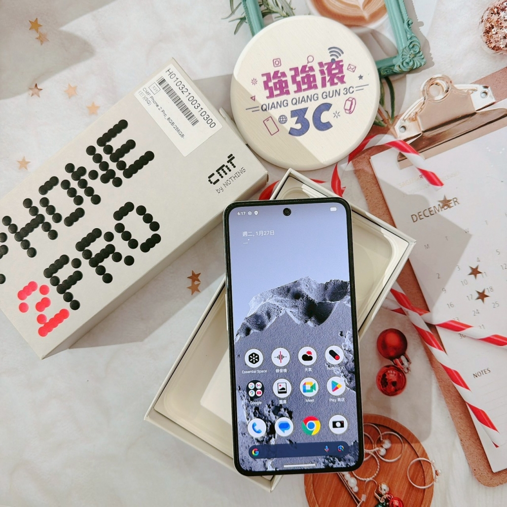 善化-二手 NOTHING CMF PHONE 2PRO 8+256G 白(原廠保內)