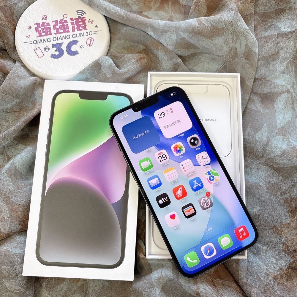 二手-iPhone14Plus 128G 黑色*40421(店家保固365天)
