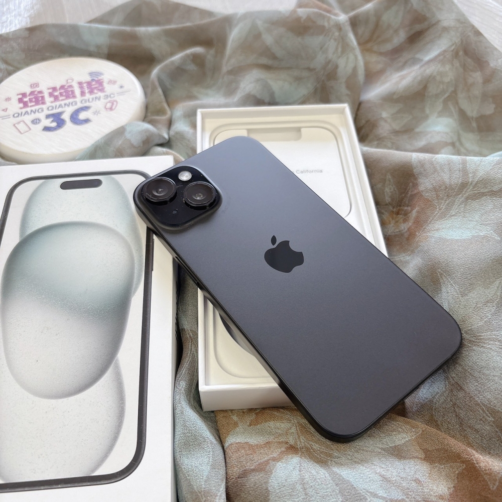 二手-iPhone 15 512G 黑色*42110（店家保固365天）