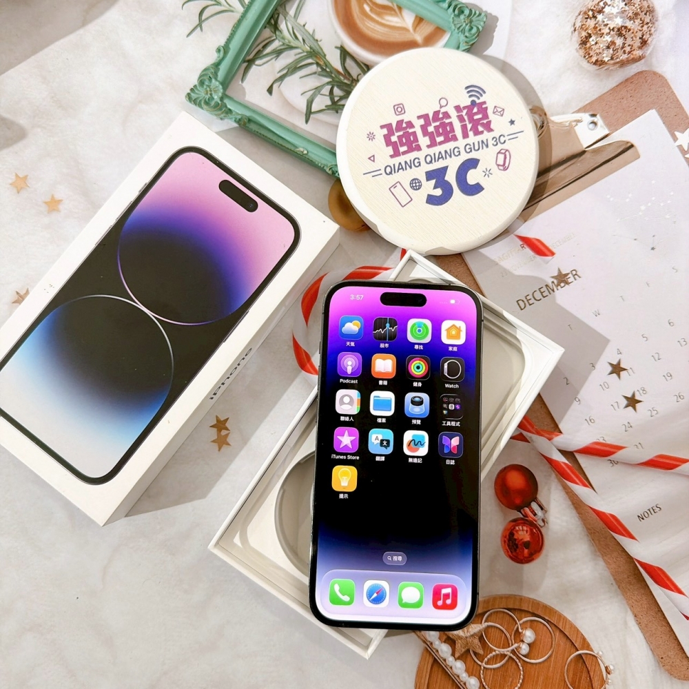  善化-二手 iPhone14 Pro 256G 紫色 #59841（店家保固365天）
