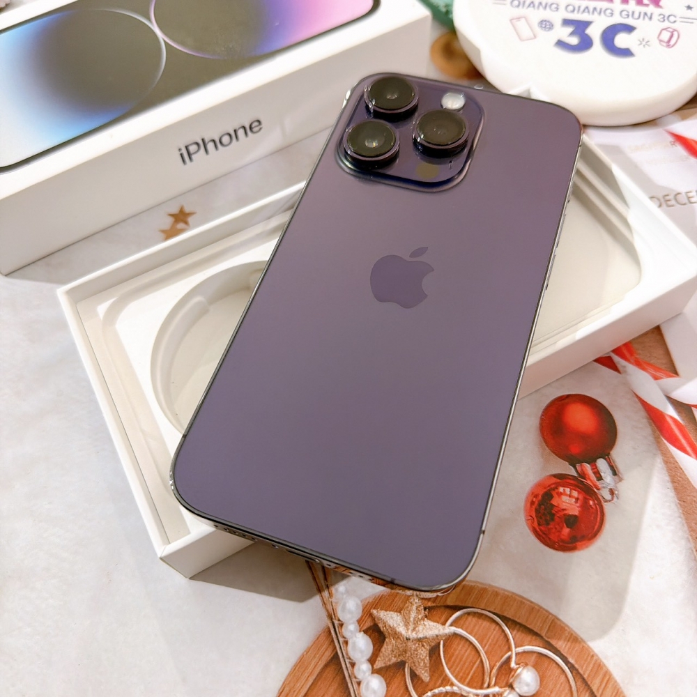  善化-二手 iPhone14 Pro 256G 紫色 #59841（店家保固365天）