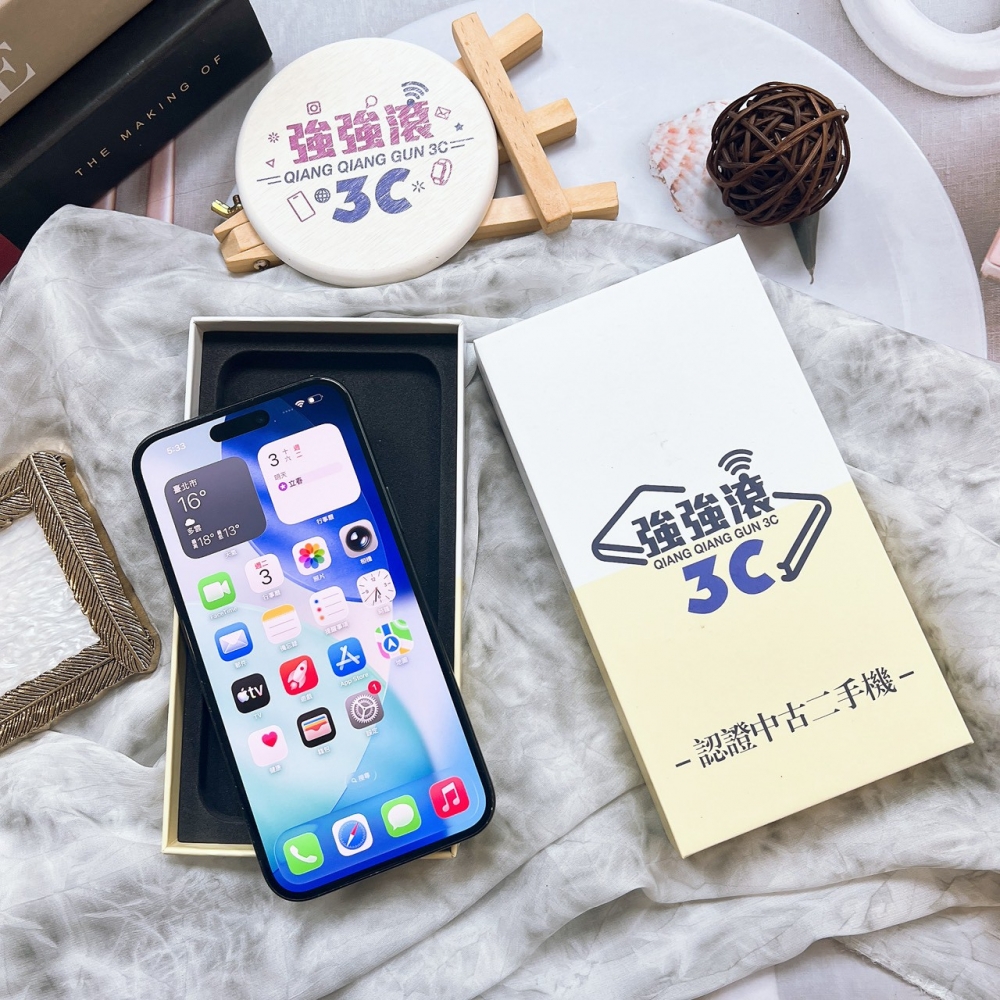 二手-iPhone15Plus 128G 黑色*57430（店家保固365天）