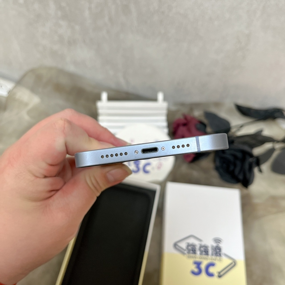 佳里-二手 iPhone14 PLUS 256G 藍色 #78926（店家保固365天）