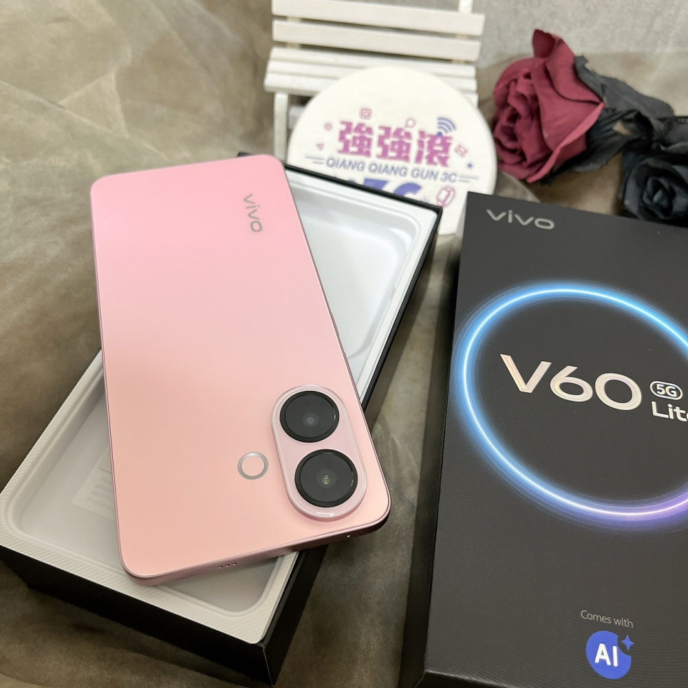 佳里-二手VIVO V60LITE 12/256G 粉色 #14293（原廠保固）