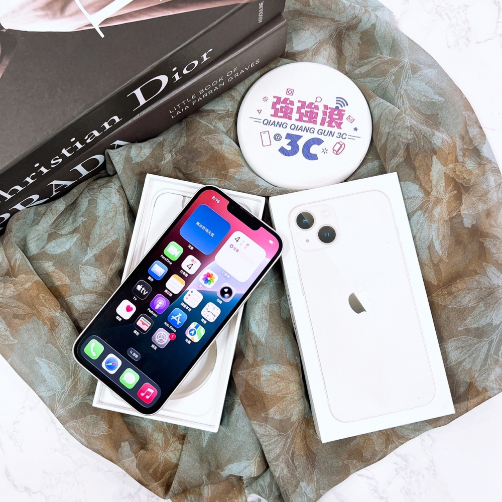 二手-iPhone13 128G 白色*16472（店家保固365天）