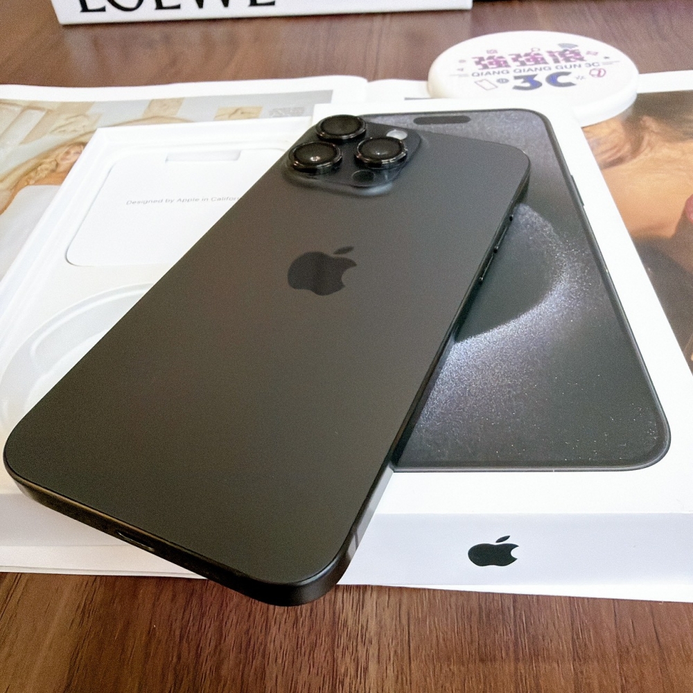 鹽行-二手 iPhone15 ProMax 512G 黑色#88098（店保365天）
