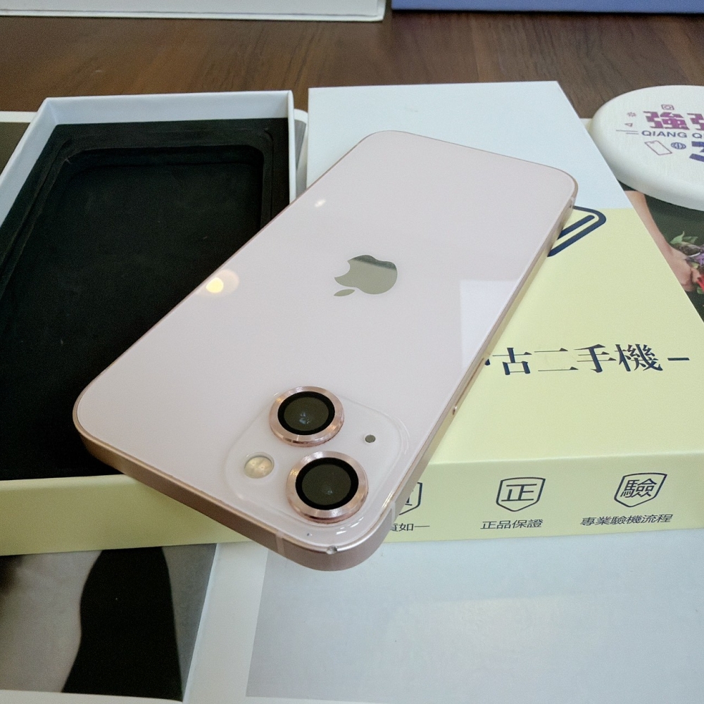 鹽行-二手 iPhone13  256G 粉色#35821（店保365天）