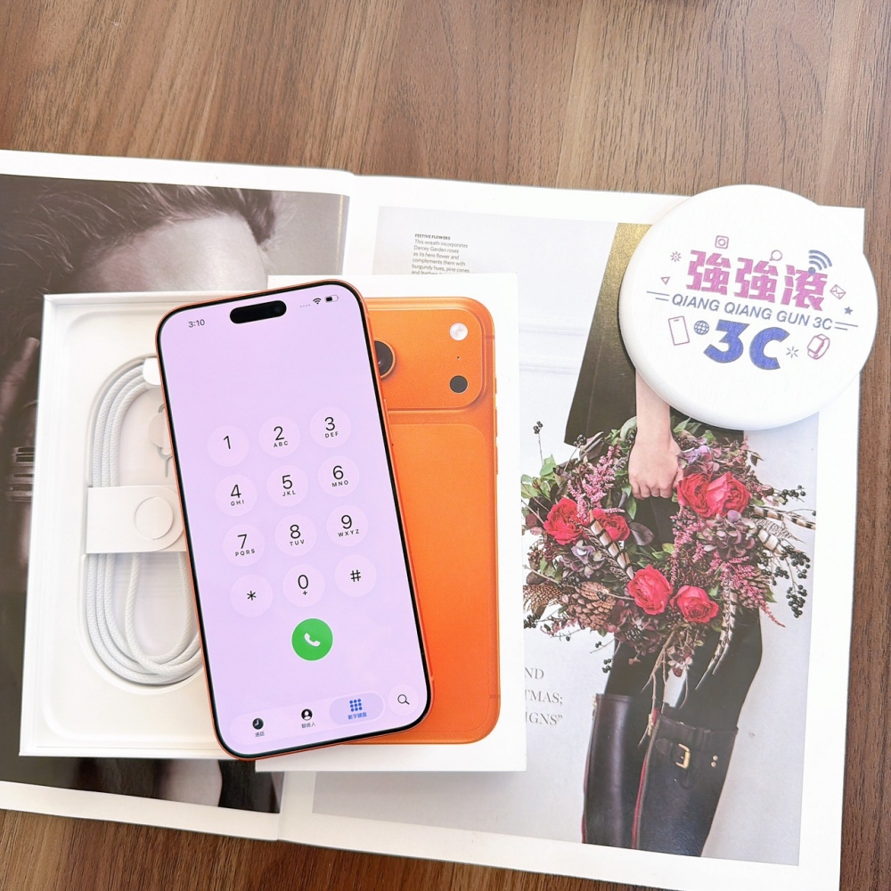 鹽行-二手 iPhone17 ProMax 512G 橘色#91629（原廠保固）