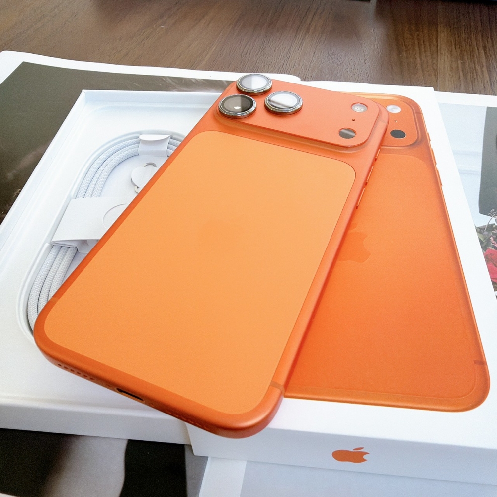 鹽行-二手 iPhone17 ProMax 512G 橘色#91629（原廠保固）