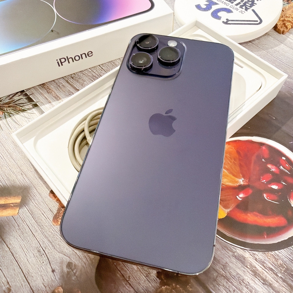 善化-二手 iPhone14 Pro Max 128G 紫色 #60938（店家保固365天）