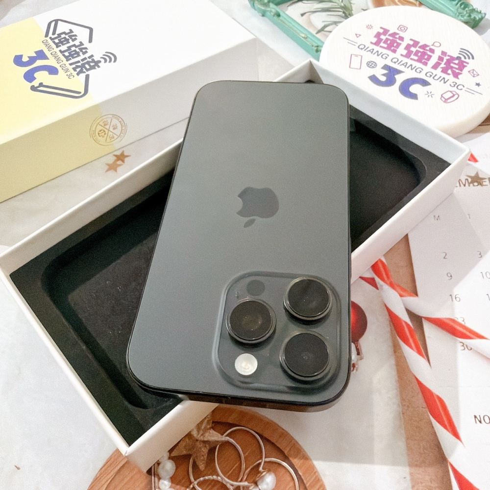 善化-二手 iPhone16 Pro 128G 黑色 #18447（店家保固365天）
