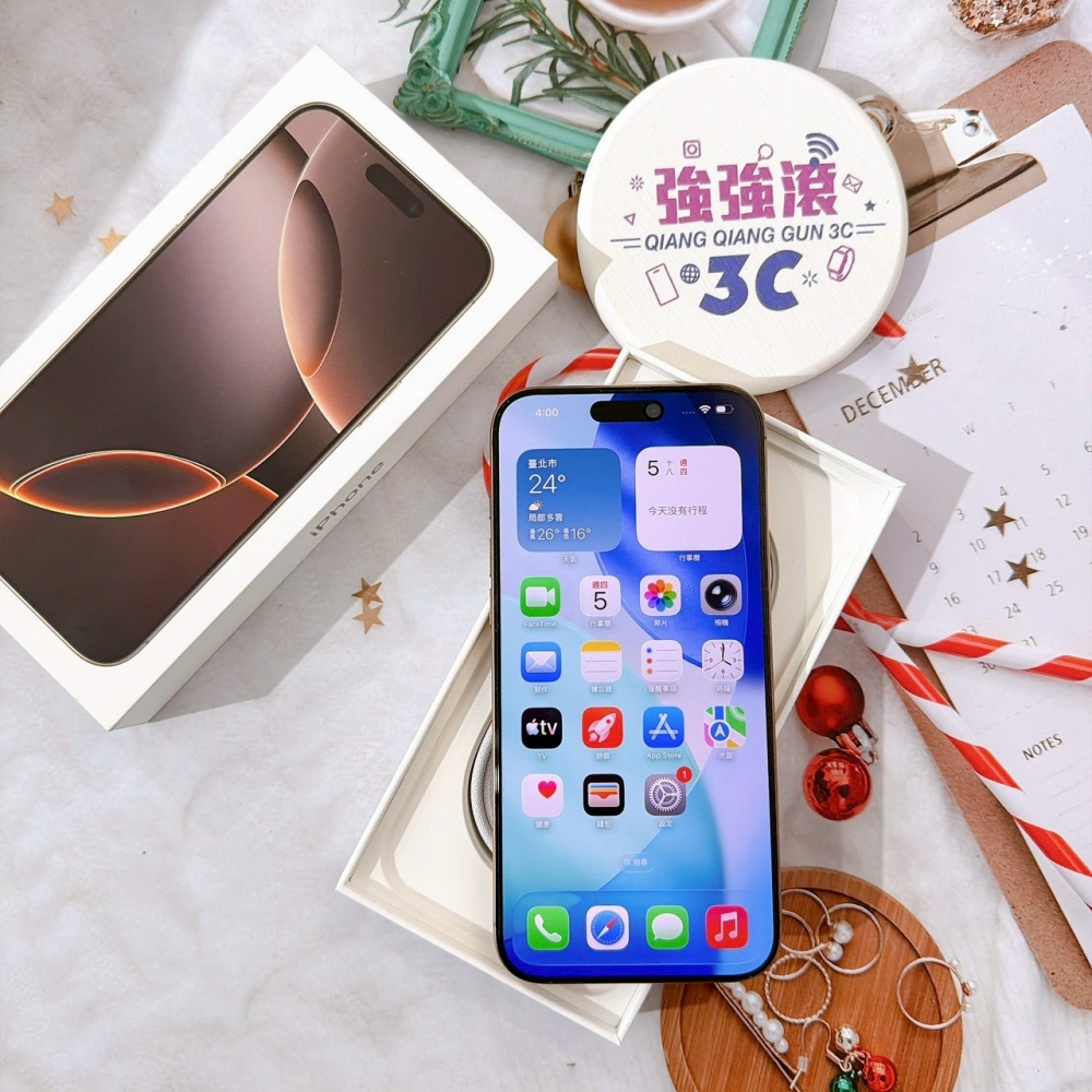 善化-二手 iPhone16 Pro Max 256G 金色 #76702（店家保固365天）