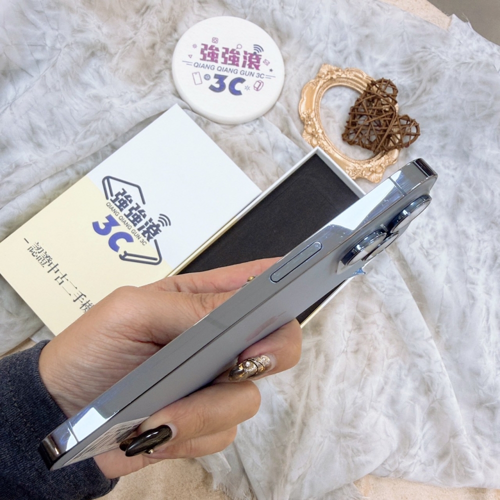 歸仁-二手iphone 13 pro 128G藍色＃07143（店保365天）