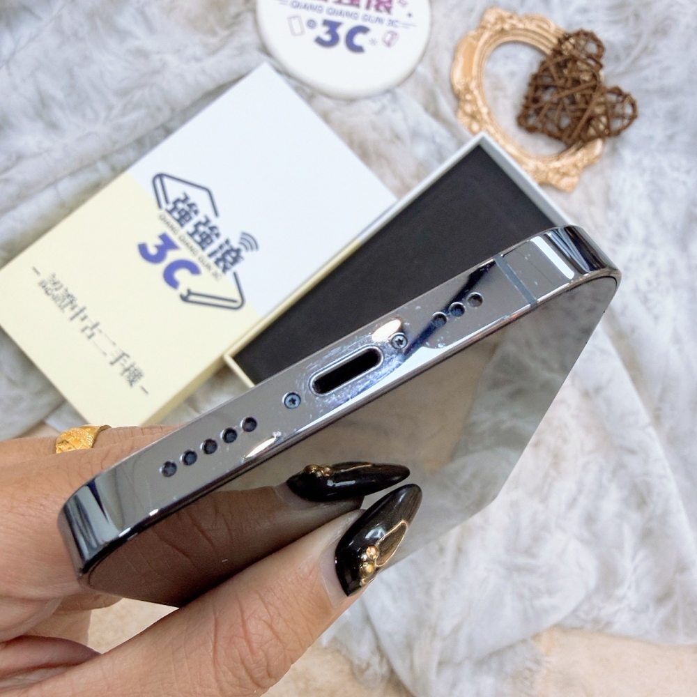 歸仁-二手iphone 13 pro 128G藍色＃07143（店保365天）