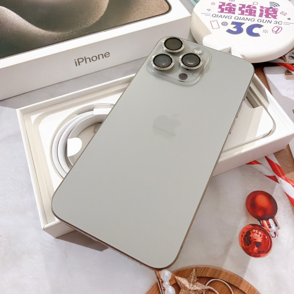 善化-二手 iPhone15 Pro Max 256G 原色 #01935（店家保固365天）
