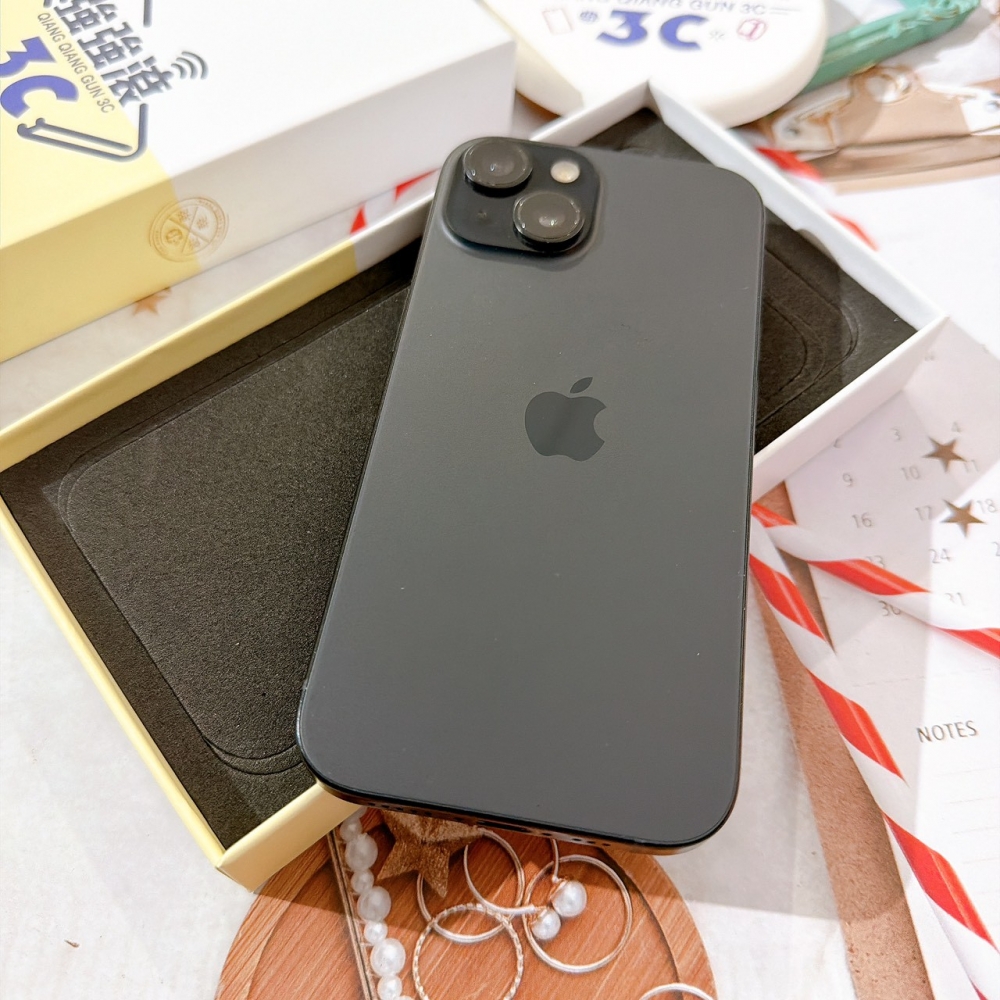 善化-二手 iPhone15 128G 黑色 #44424(店家保固365天)