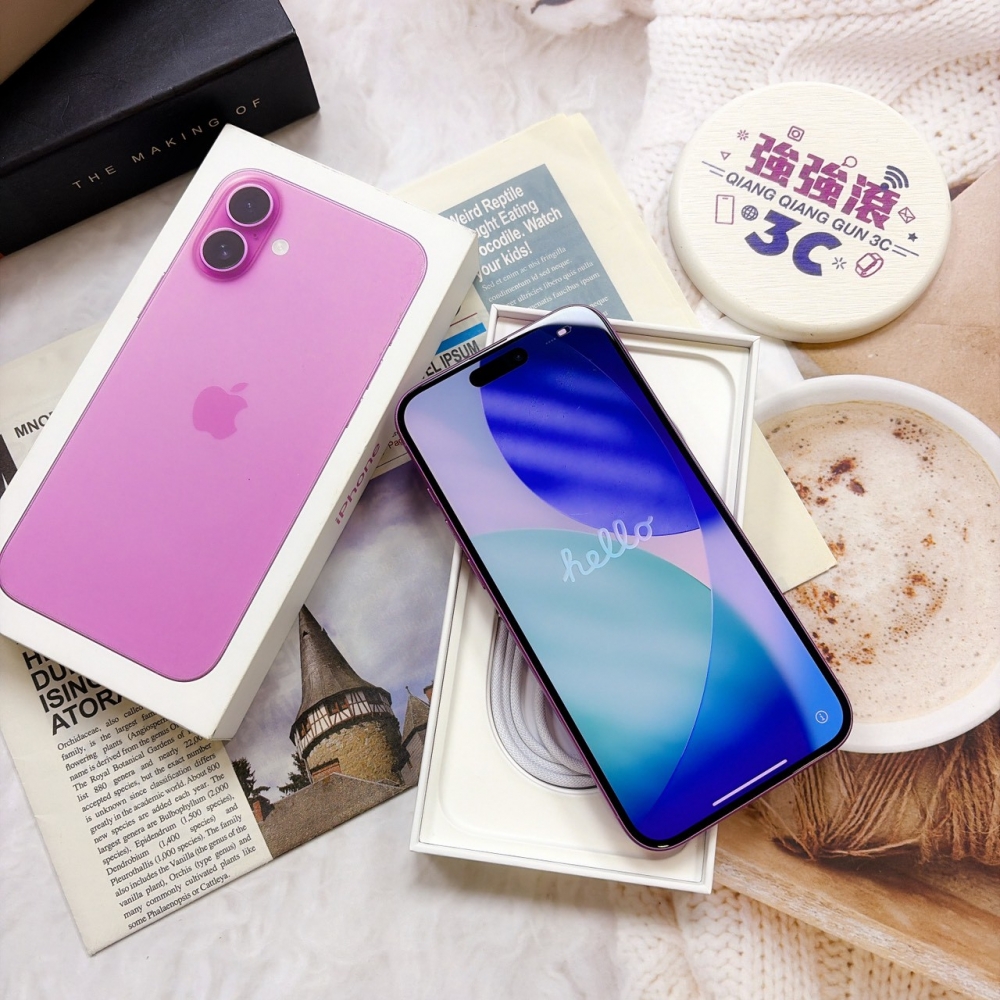 二手-16Plus 256G 粉*72820(店家保固365天)