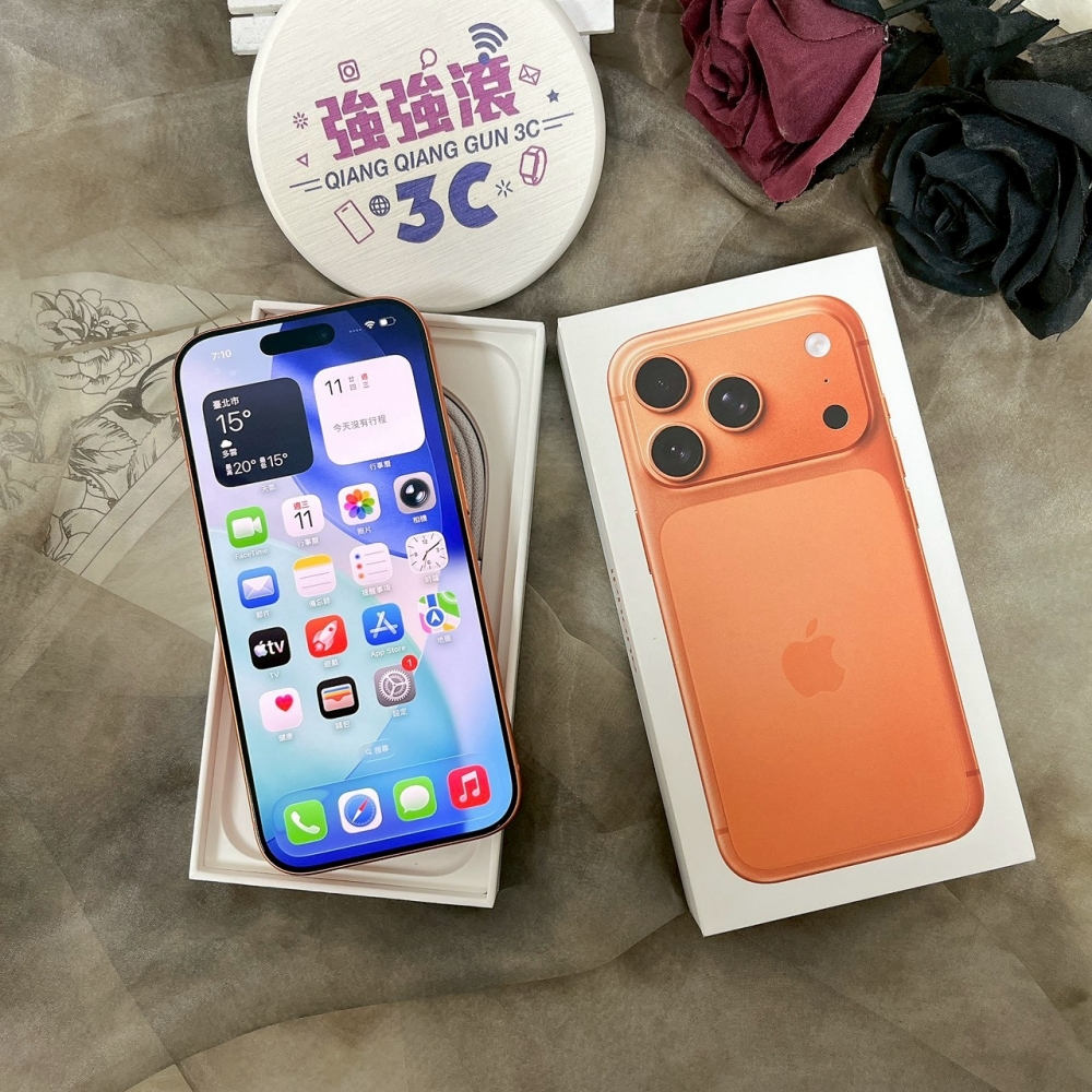 佳里-二手 iPhone17 PRO 256G 橘色 #04041(原廠保固)
