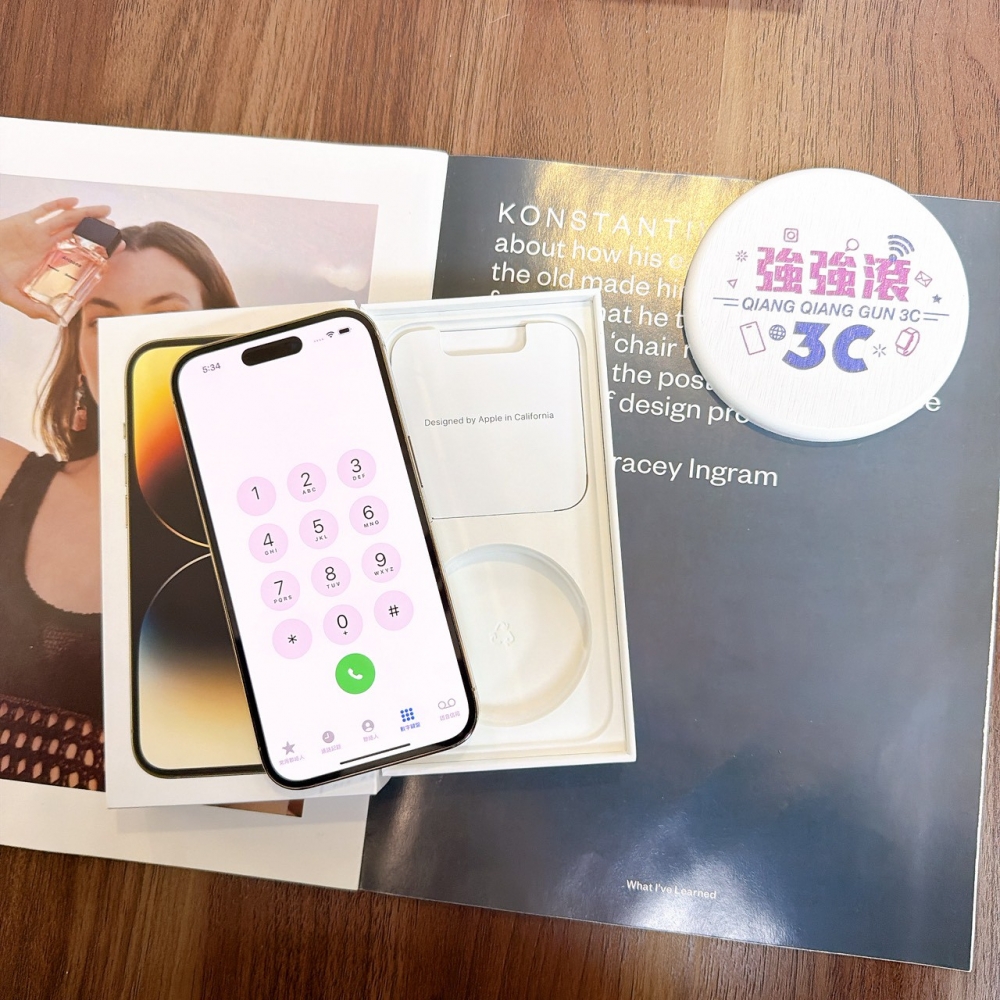 鹽行-二手 iPhone14 Pro256G 金色#34158（店保365天）