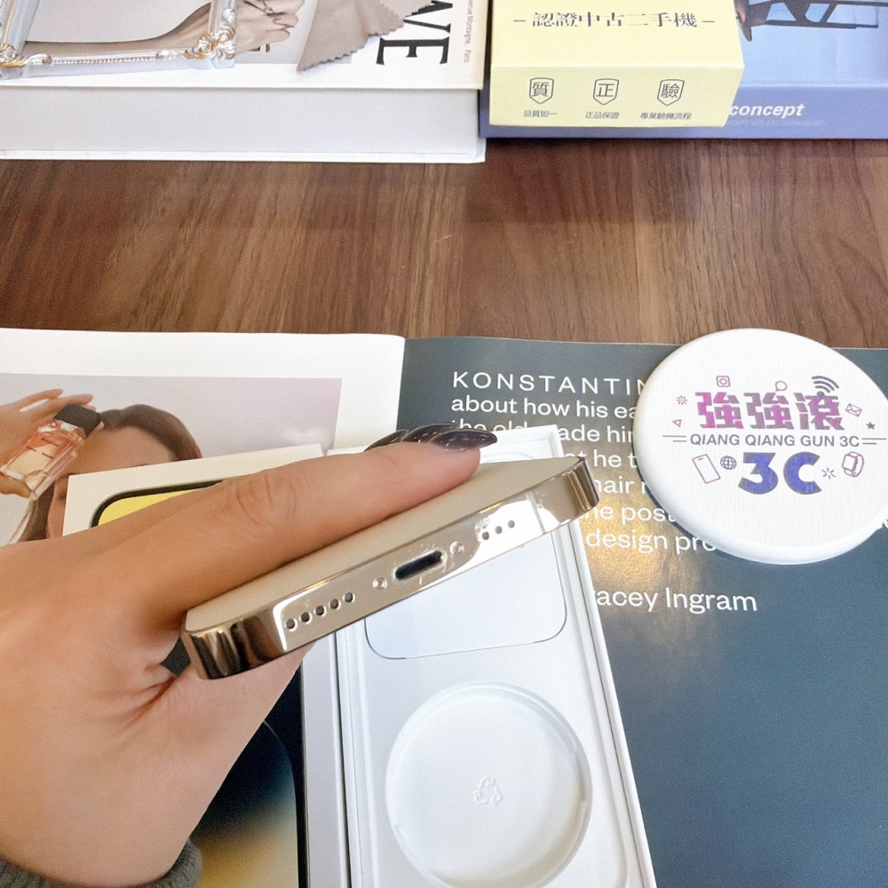 鹽行-二手 iPhone14 Pro256G 金色#34158（店保365天）