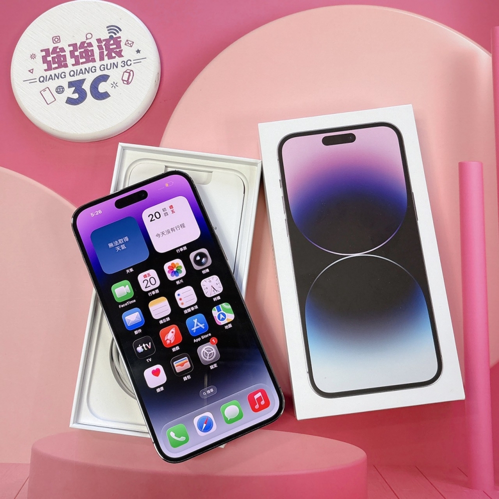 二手 iPhone14ProMax 256G 紫色*69190(店家保固365天)