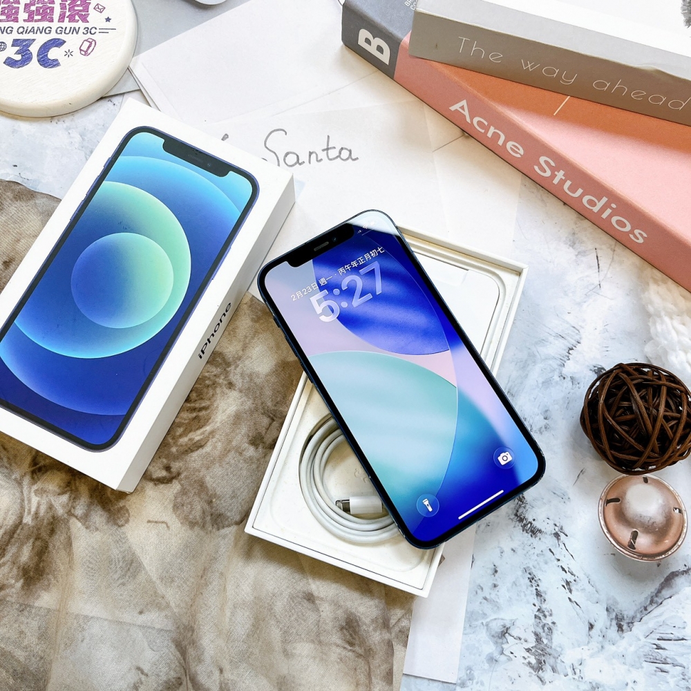 二手-iPhone12 128G  藍色*86878（店家保固90天）