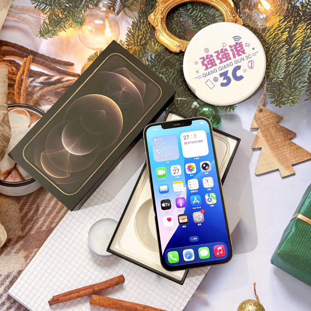 善化-二手 iPhone12 Pro Max 128G 金色#19185（店家保固90天）