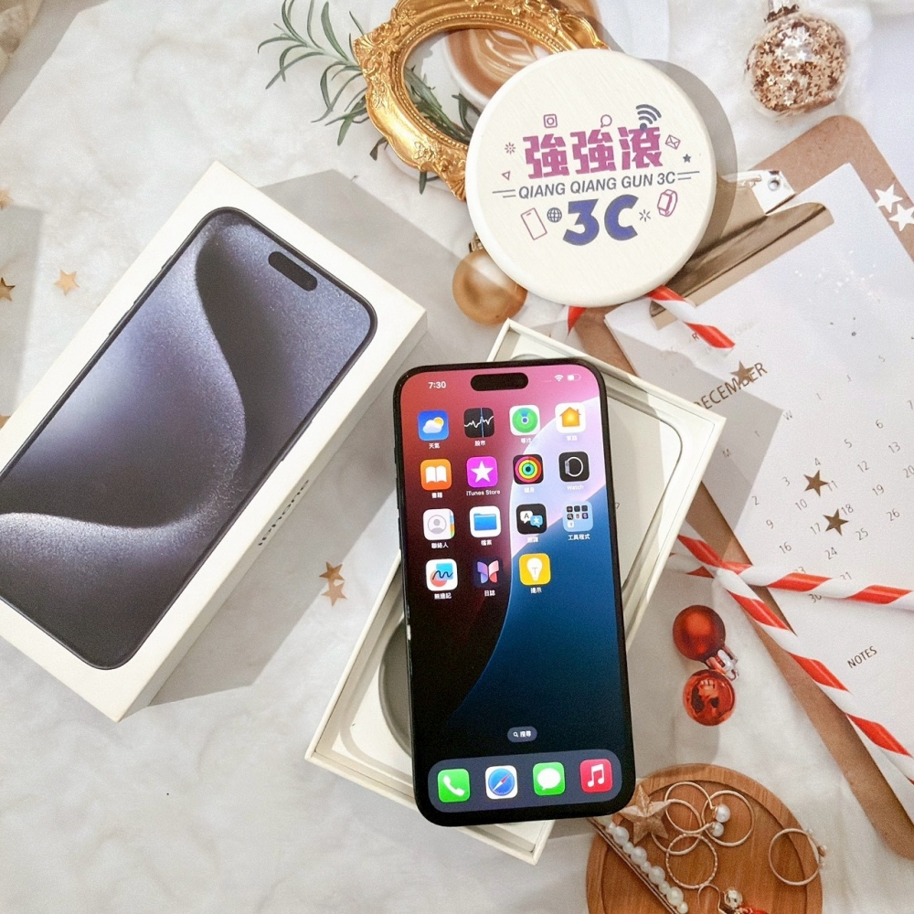 善化-二手 iPhone15 Pro Max 256G 藍色 #60247（店家保固365天）