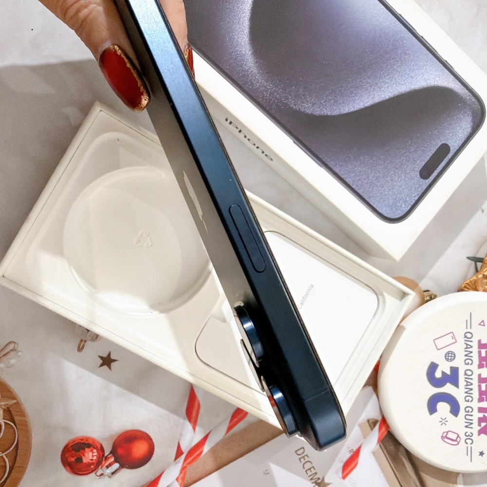 善化-二手 iPhone15 Pro Max 256G 藍色 #60247（店家保固365天）