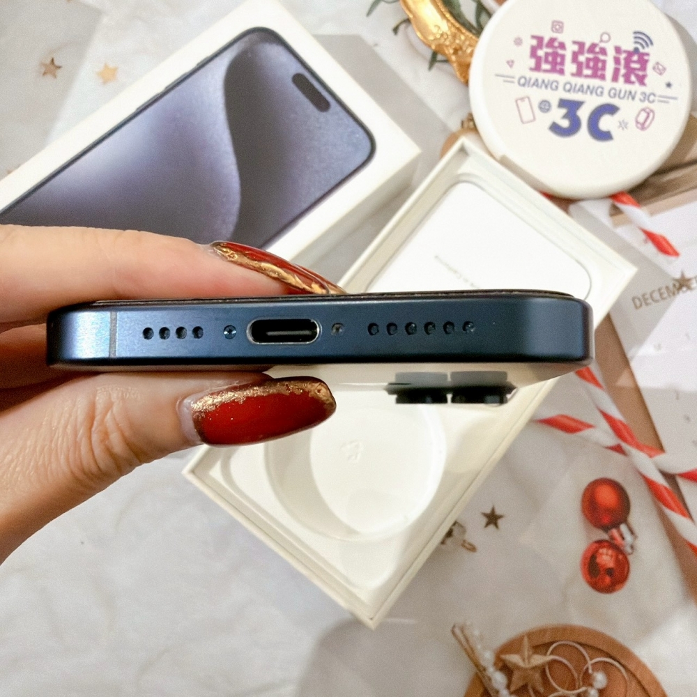 善化-二手 iPhone15 Pro Max 256G 藍色 #60247（店家保固365天）