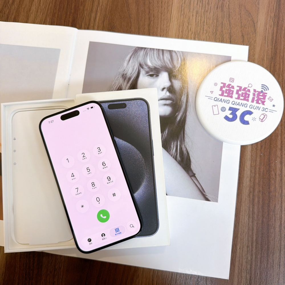 鹽行-二手 iPhone15 Pro128G 藍色#79869（店家保365天）