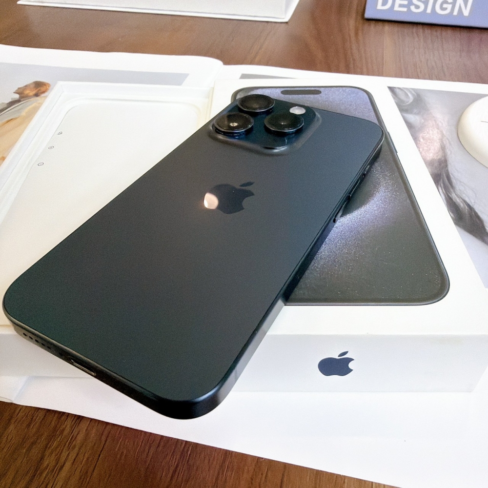 鹽行-二手 iPhone15 Pro128G 藍色#79869（店家保365天）