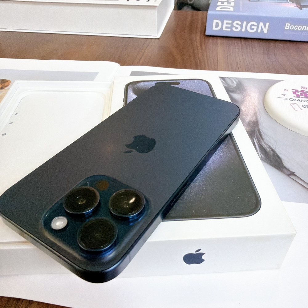 鹽行-二手 iPhone15 Pro128G 藍色#79869（店家保365天）