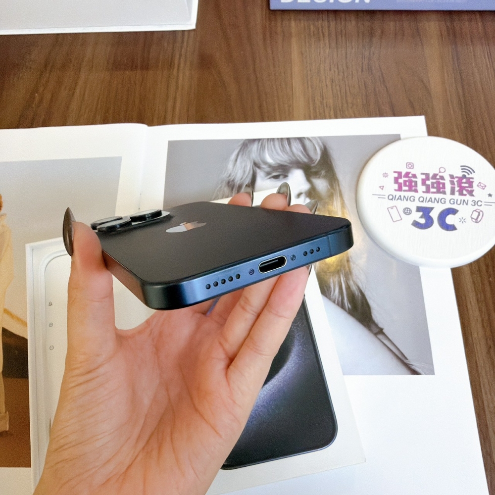 鹽行-二手 iPhone15 Pro128G 藍色#79869（店家保365天）
