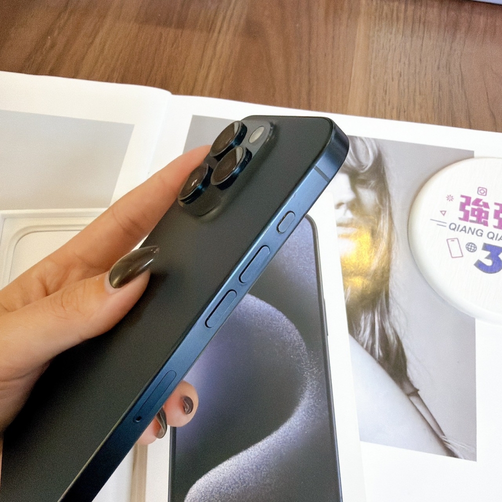 鹽行-二手 iPhone15 Pro128G 藍色#79869（店家保365天）