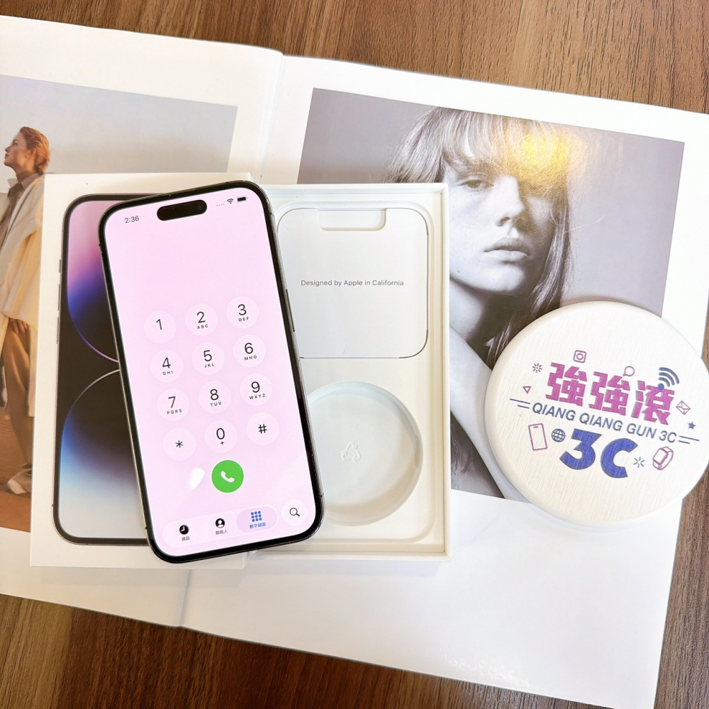 鹽行-二手 iPhone14 Pro 256G 紫色#46038（店家保365天）
