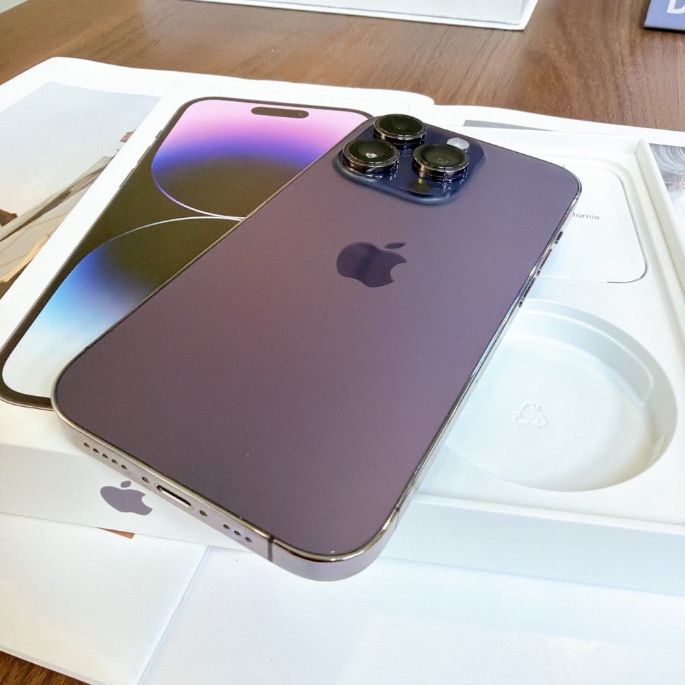 鹽行-二手 iPhone14 Pro 256G 紫色#46038（店家保365天）