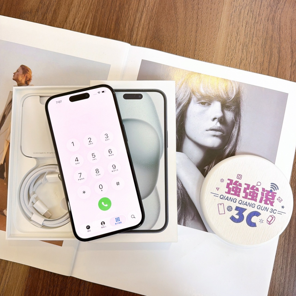 鹽行-二手 iPhone15-128G 黑色#16823（原廠保內）