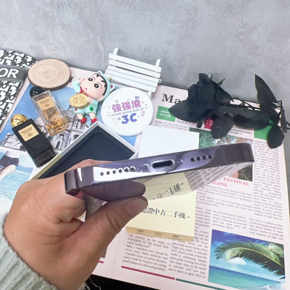 佳里-二手 iPhone14 PRO MAX 256G 紫色 #20343（店家保固365天）