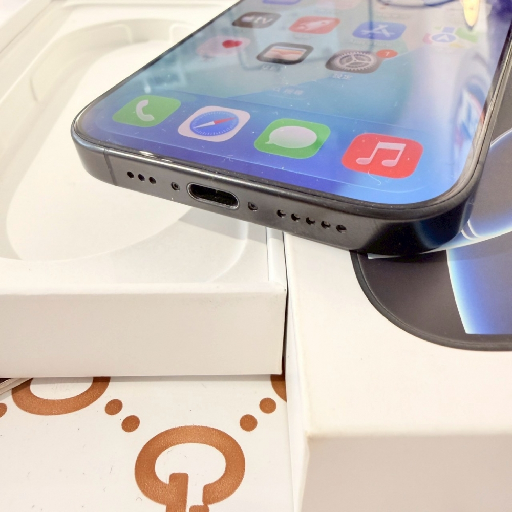 善化-二手 iPhone16 Pro 128G 黑色 #86791(店家保固365天)