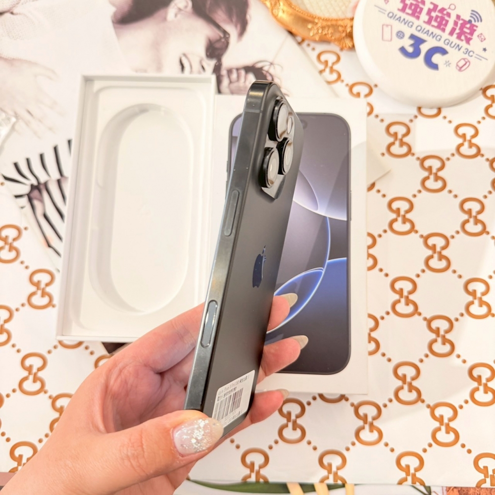 善化-二手 iPhone16 Pro 128G 黑色 #86791(店家保固365天)